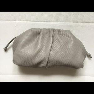 Brand New Grey Banana Republic Clutch